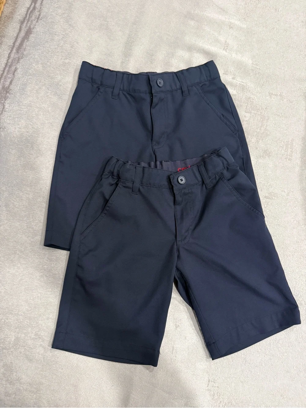 French Toast Navy School Shorts Pair for Kids